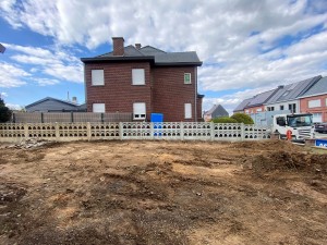 Mise à blanc complète d'un jardin avant conception phase 4 de 6